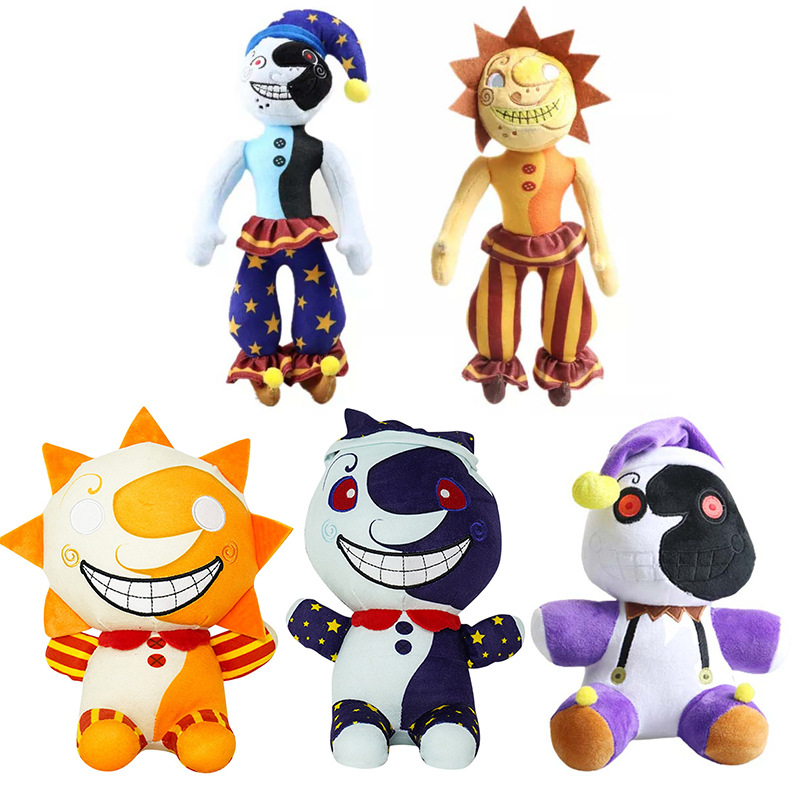 Cross-border new product Sundrop FNAF security vulnerability Final BOSS Sun doll clown plush toy