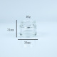 10g; transparent; glass