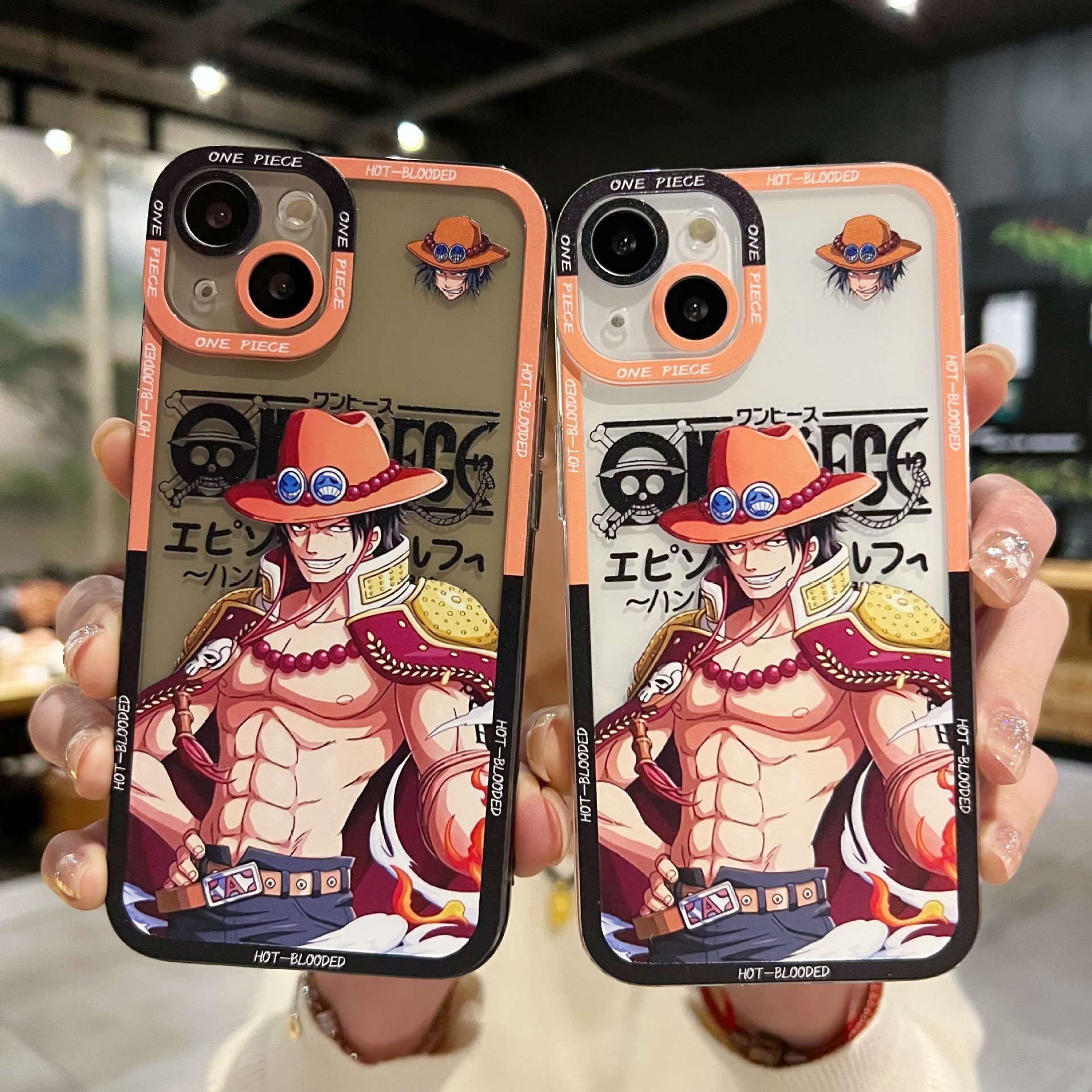 網紅潮牌小艾蘋果14保護套iPhone15Pro手機殼直邊全包13/12透明殼