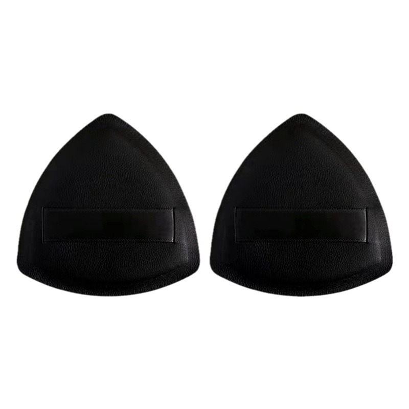 Lishu Black Pineapple Powder Puff Triangle Air Cushion Sponge Puff Foundation Special Dry and Wet Dual Use Black Powder Puff in stock