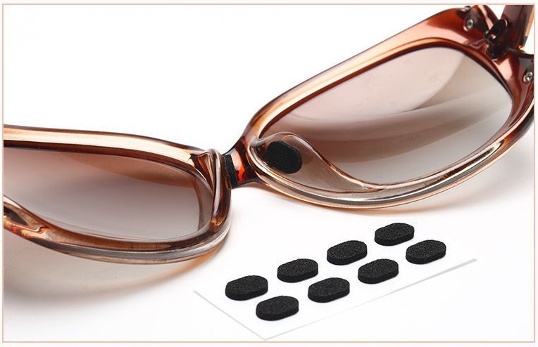 Glasses holder pad EVA glasses pad nose pad heightening non-slip nose pad soft sponge anti-squeeze nose pad worker