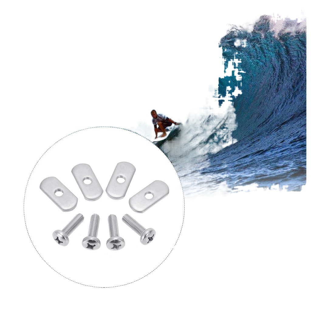 Cross-border 316 stainless steel slide rail track screw nut fastener kayak canoe Marine modification parts