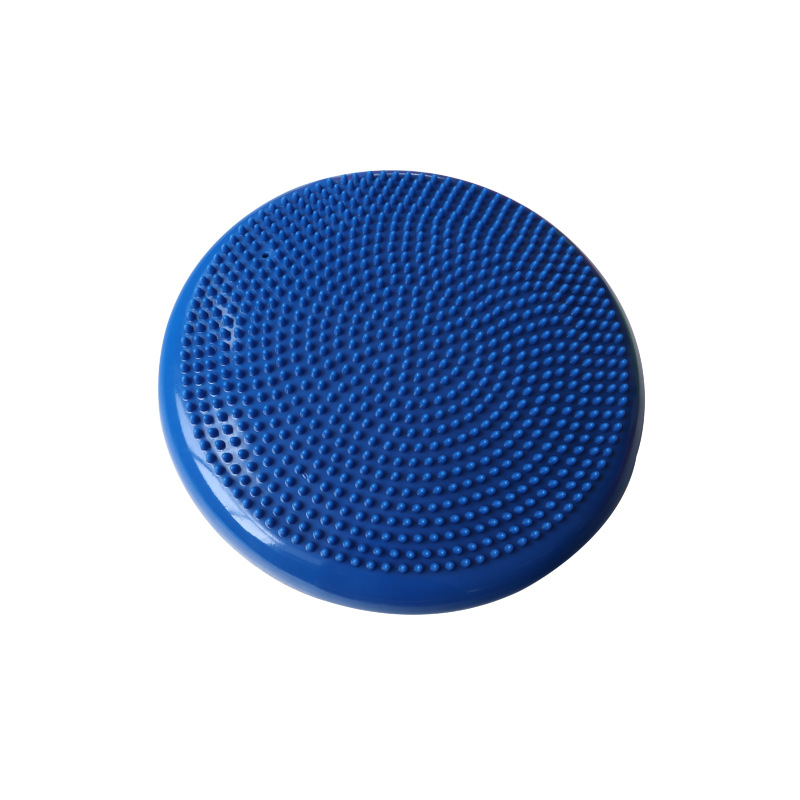 pvc33CM Yoga Inflatable Balance Mat Massage Cushion Massage Ball Flat Mat Balance Training Ball One Piece