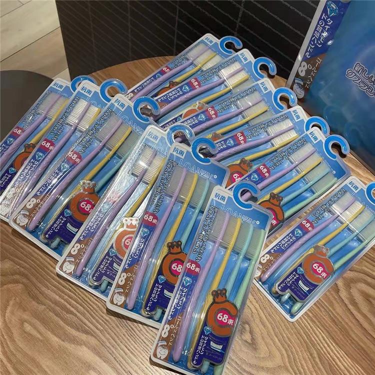 Large brush head lazy toothbrush oversized soft hair lengthened wide head gingival toothbrush for men and women Factory Direct Sales