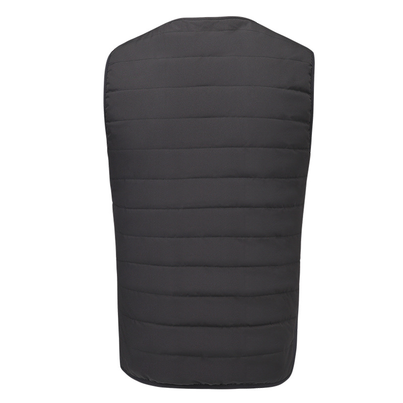 Autumn and winter cold warm single control three constant temperature vest USB electric vest factory wholesale heating jacket cotton-padded jacket