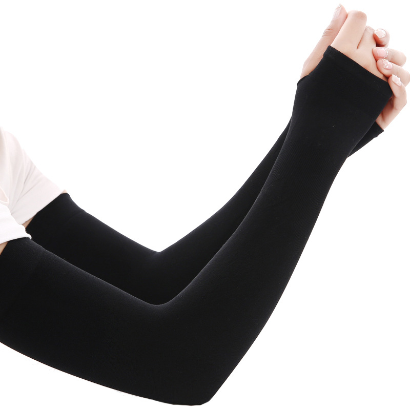 Ice Sleeve Women's Sunscreen Sleeves Summer Outdoor Riding Driving Hand Sleeve Armguard Integrated Ice Cool Ice Silk Women's Men's Sleeve Hand