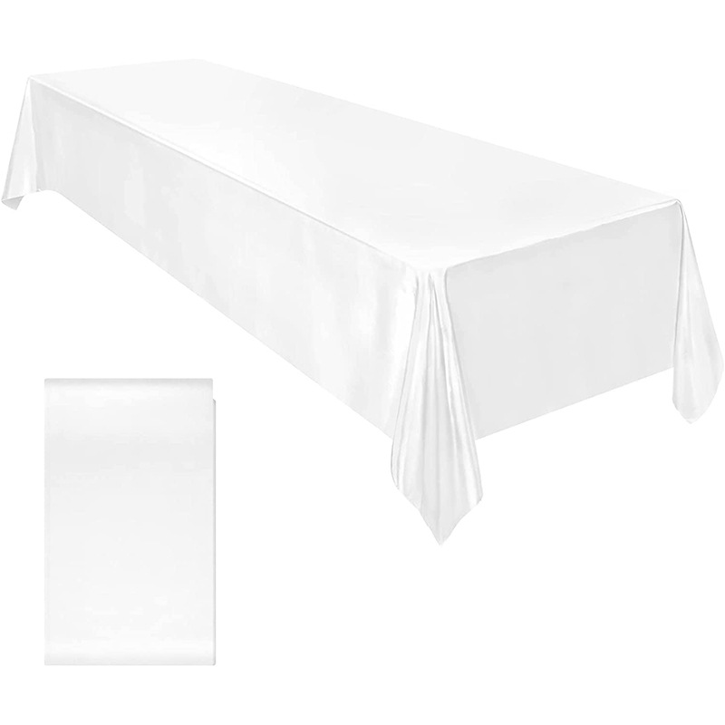 Cross-border exclusive for modern light luxury cotton and linen satin tablecloth fabric soft square table cloth living room Square square towel wholesale