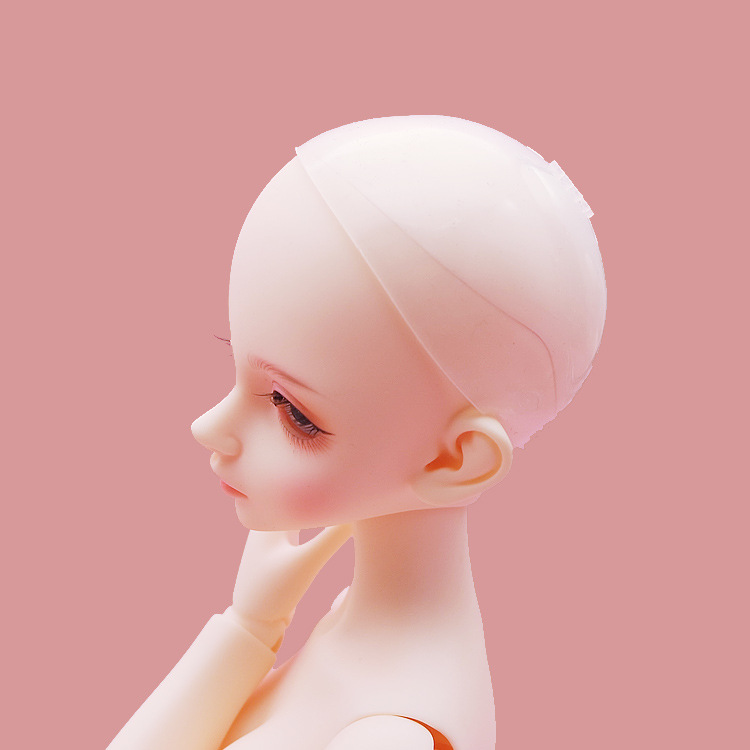 A variety of BJD headgear silicone headgear anti-staining small cloth 3 uncle 4 6 non-slip SD doll fixed wig