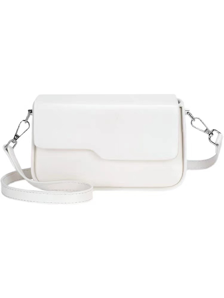 2023 Spring and Summer New Small Bag Fashionable Square Mobile Phone Bag Box Bag All-match White Shoulder Crossbody Bag