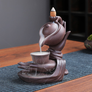 Cross-border Hot Sale Purple Sand Incense Burner Fuliman Sandalwood Incense Burner Ceramic Incense Burner Home Interior Decoration