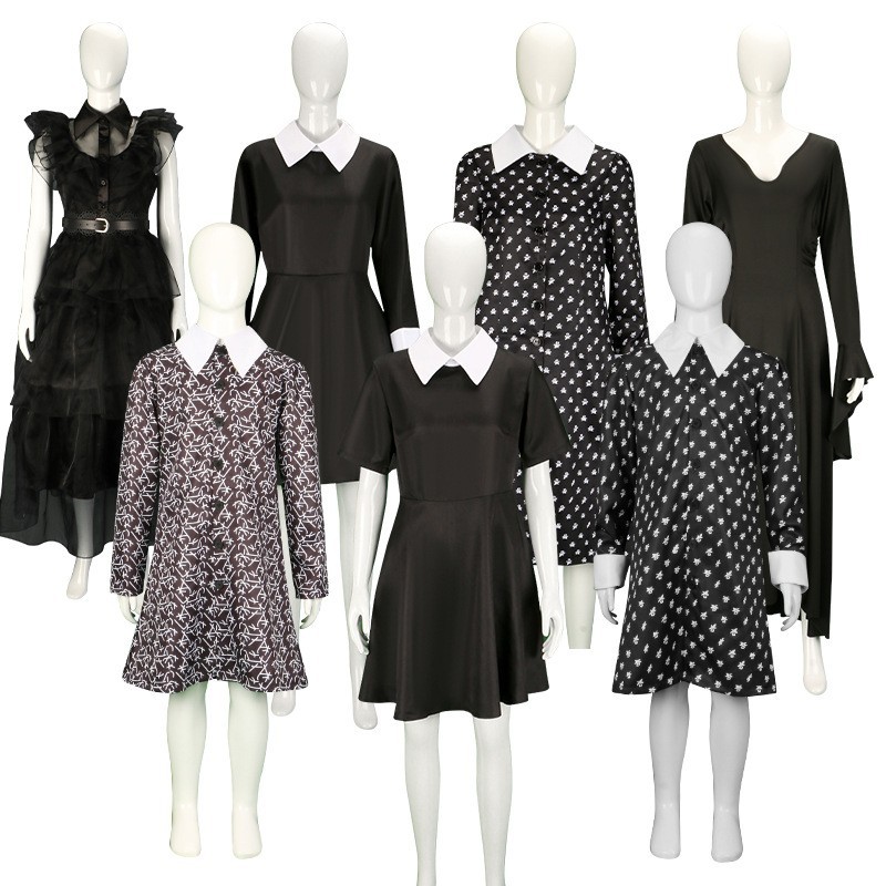 Adams Family Cosplay Dress 1
