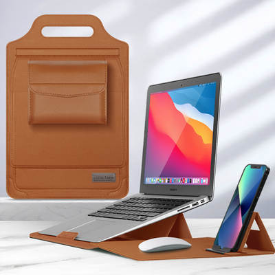 Notebook stand bag for Apple macbook Huawei portable liner bag 14 inch bracket business computer bag