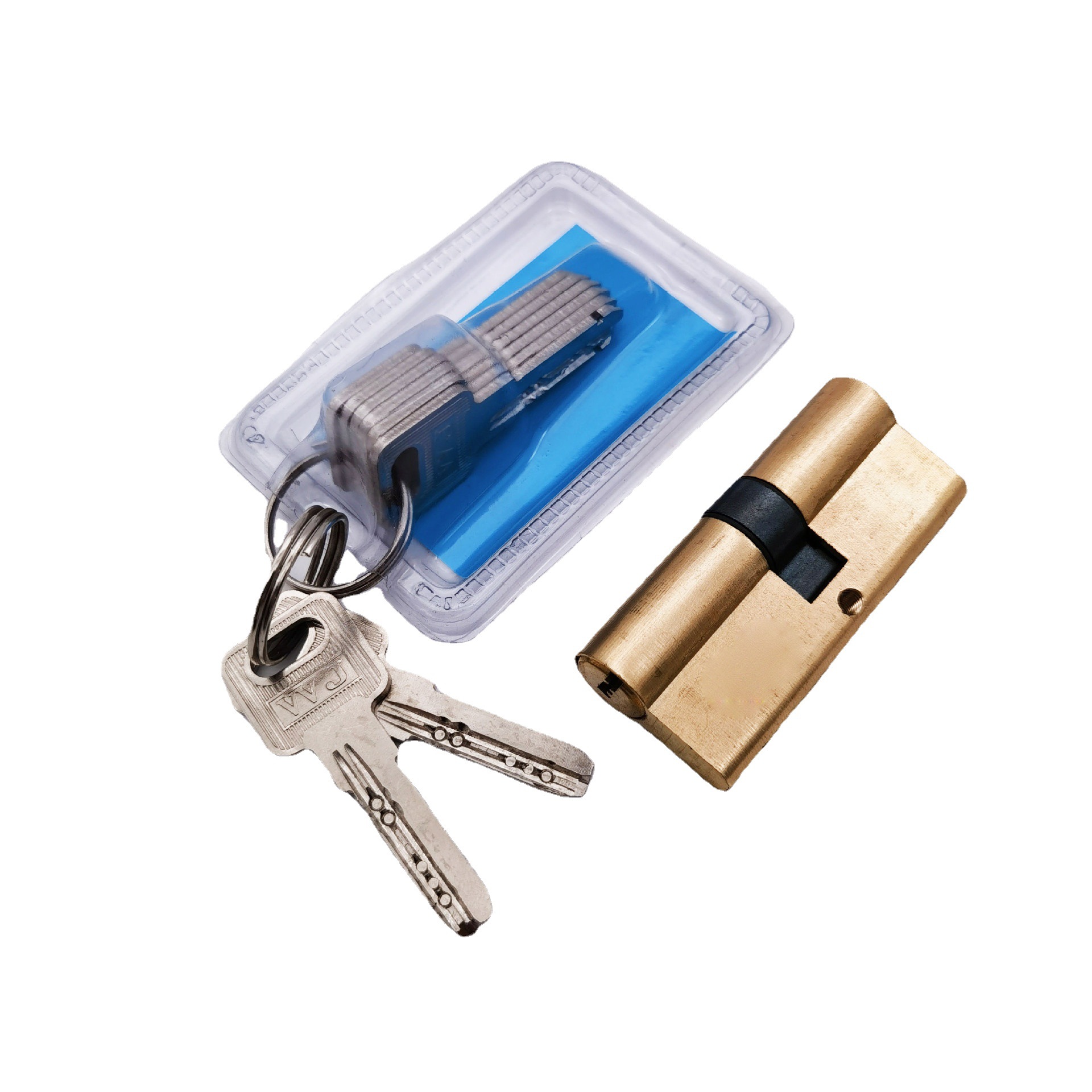 Anti-theft door lock cylinder copper computer key lock cylinder AB grade lock cylinder manufacturers wholesale and retail
