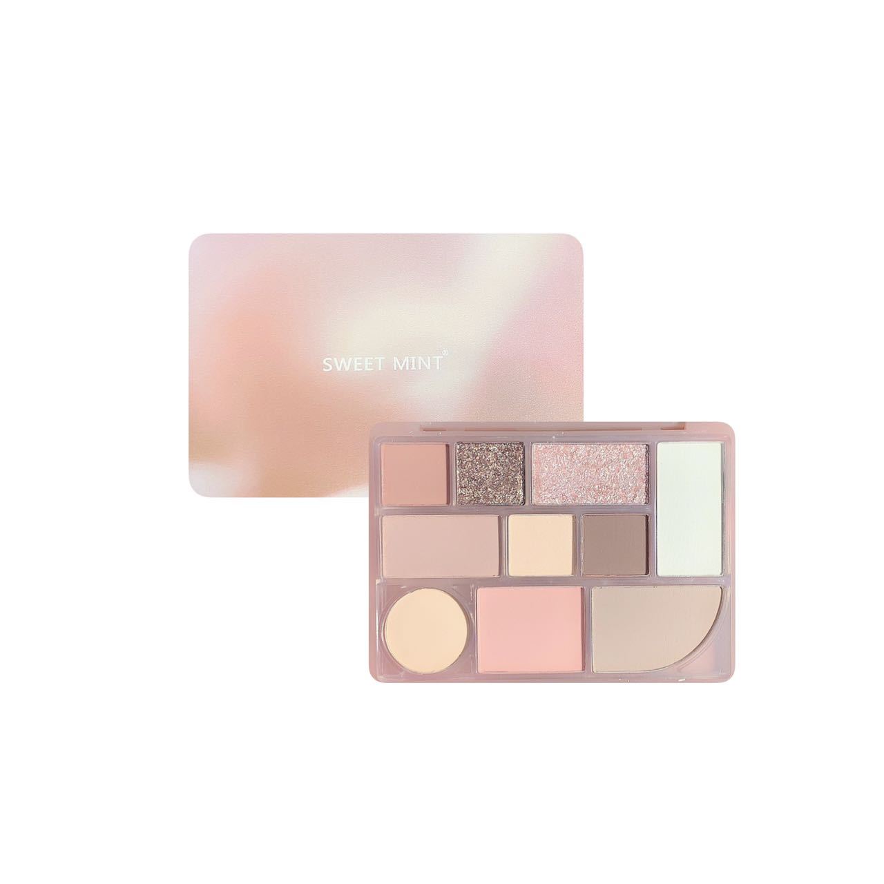 SWEET MINT10 color makeup comprehensive plate high light lying silkworm repair blush eye shadow brightening multifunctional makeup plate