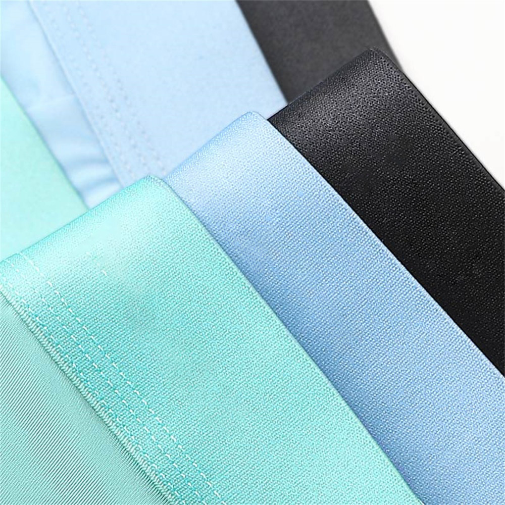 Factory direct men's underwear men's boxer shorts Ice Silk ultra-thin breathable mid-waist youth boxer shorts head