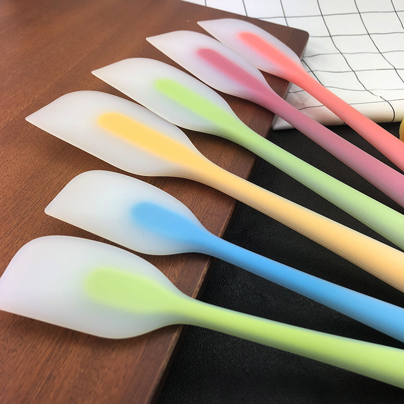 Silicone transparent scraper integrated all-inclusive large scraper cake cream jam spatula butter knife baking tool