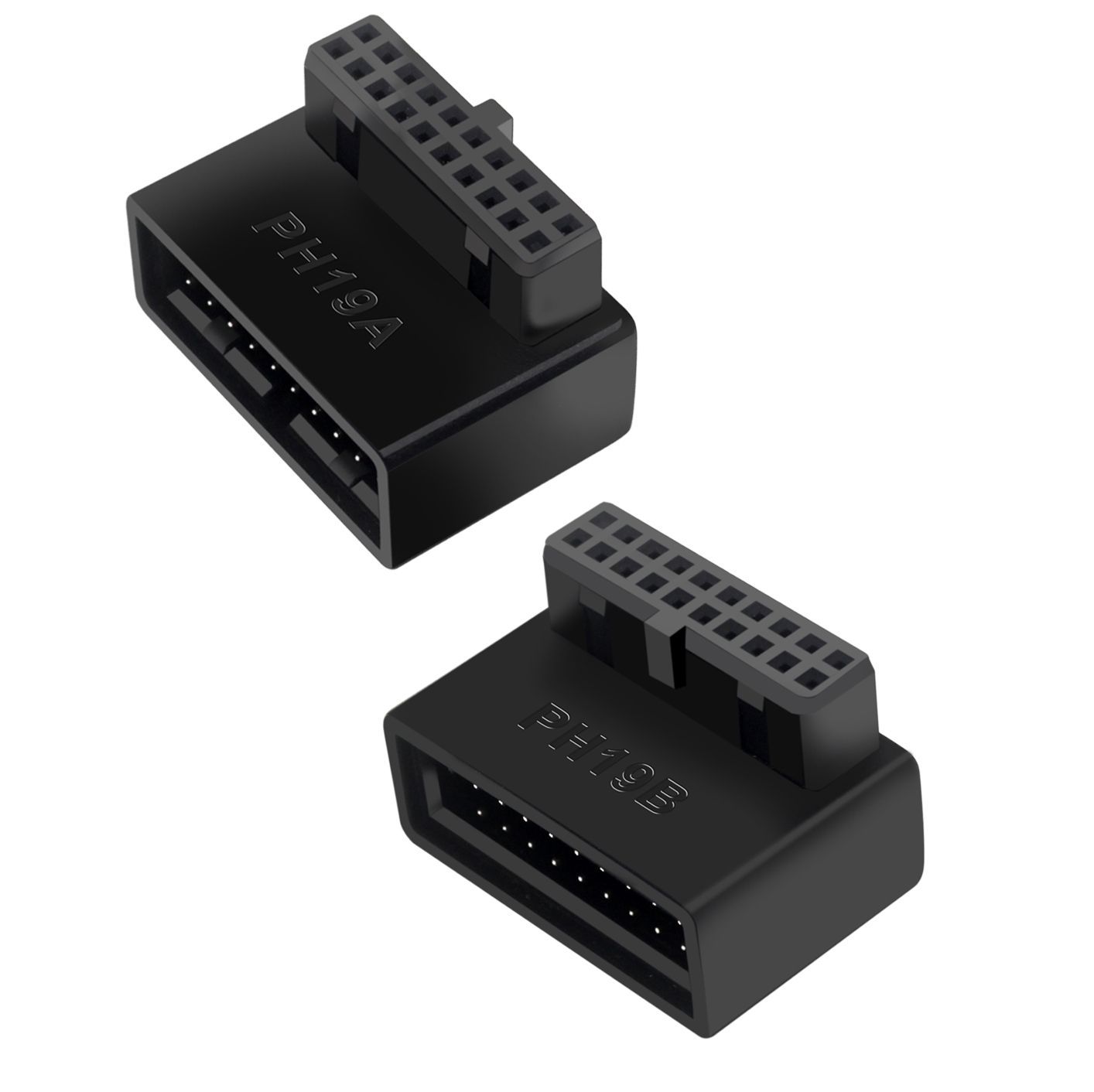 Материнская плата настольного компьютера USB3.019/20P разъем 90 градусов рулевая головка маршрутизация аксессуары для установки артефакта с оболочкой
