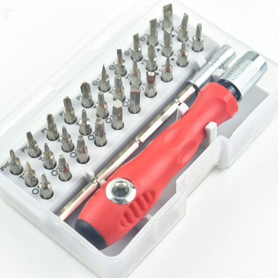 32-in -1 Clock Mobile Phone Disassembly Installation and Maintenance Household 7389 Hardware Tools Multi-use Piece Screwdriver Set