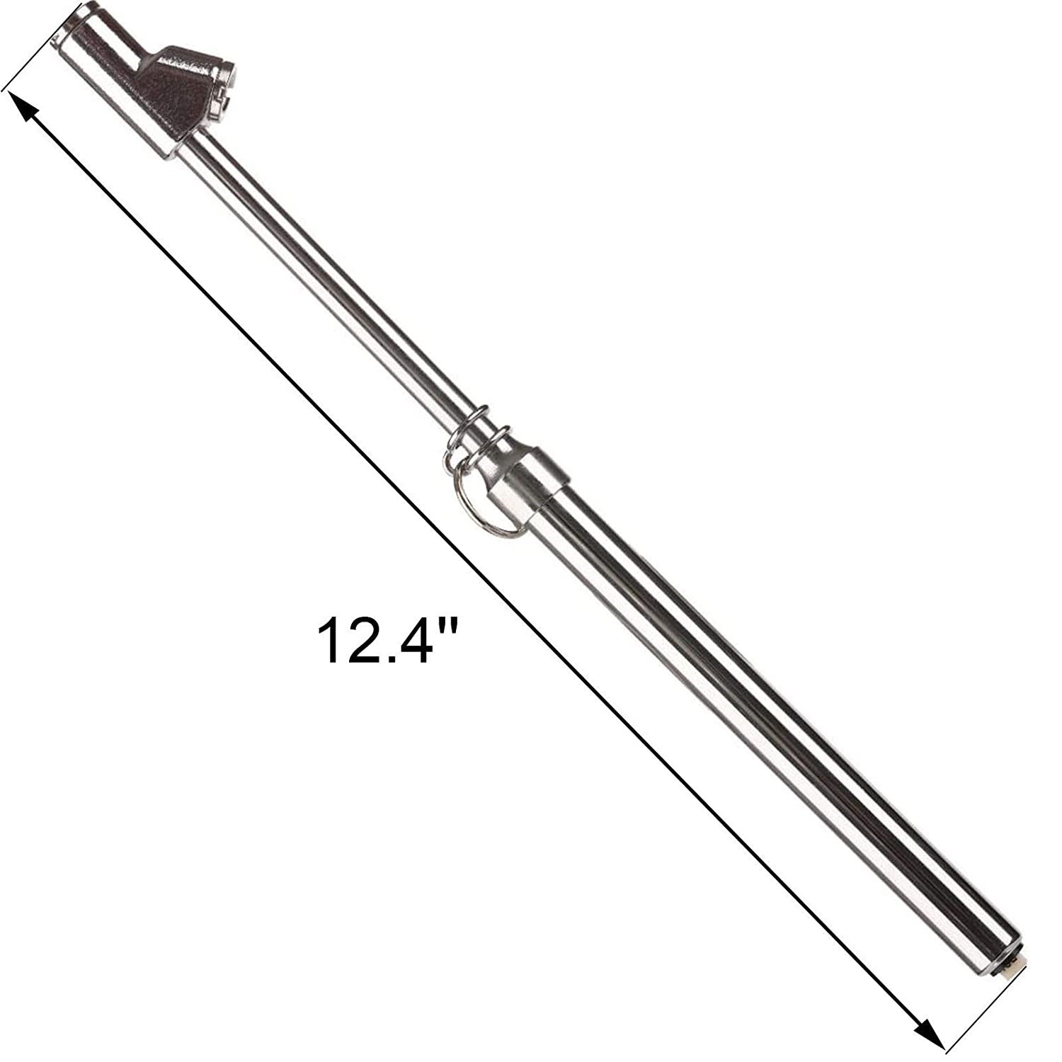 Silver tire pressure gauge tire pressure gauge car tire tire pressure monitor