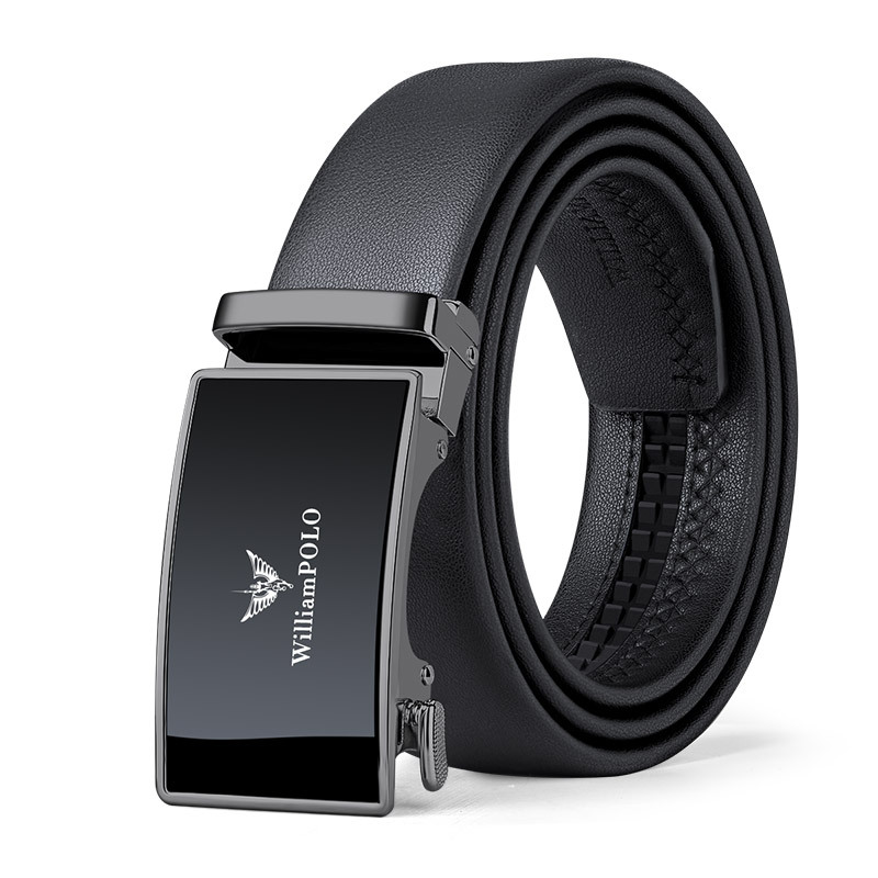 King Paul Men's Belt Leather Belt Men's Belt High-end Business Top Layer Cowhide Belt Men's Wholesale