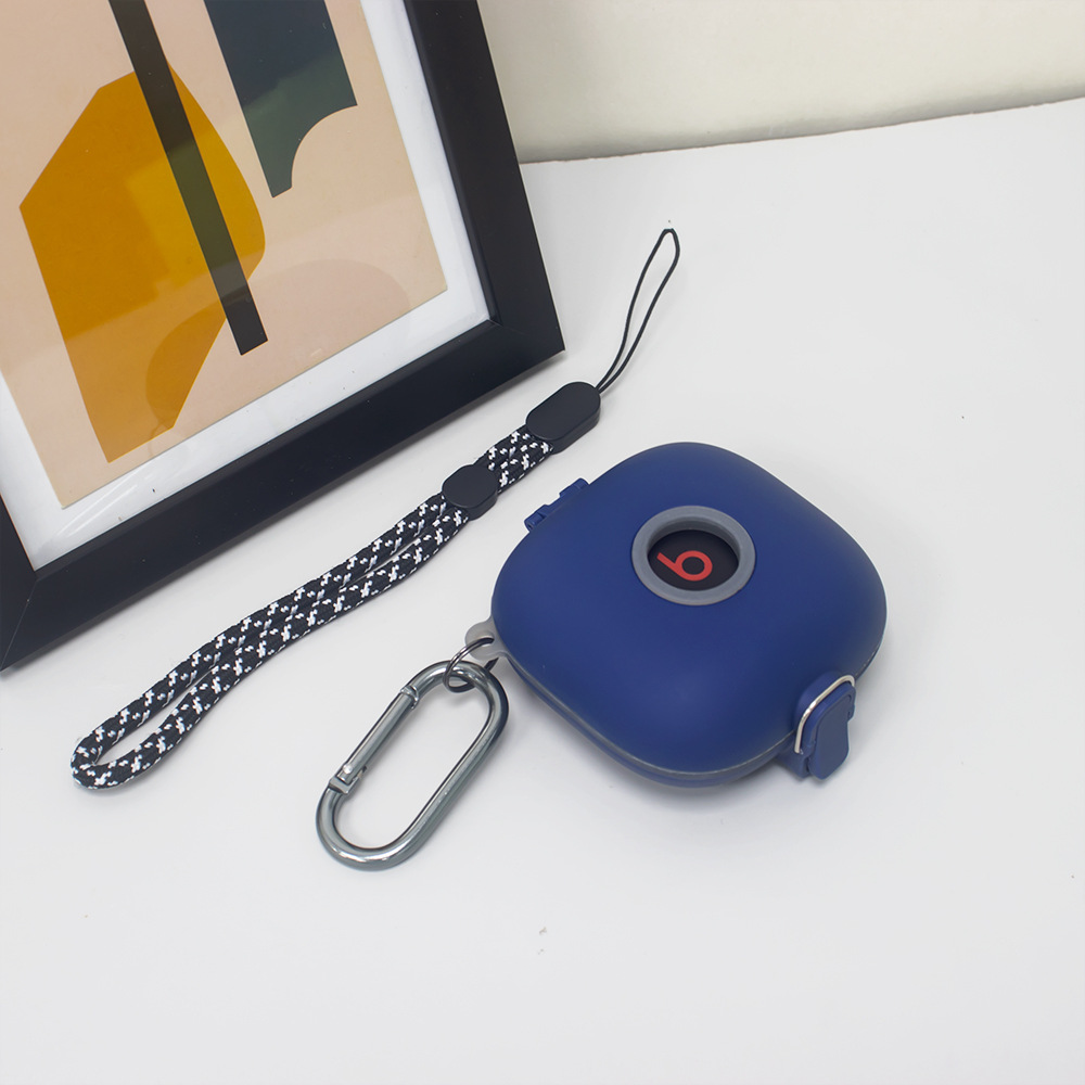 Suitable for Apple Magic Sound Beats Fit Pro Headset Protective Cover Switch Buckle Lanyard Hard Shell Drop-resistant Cover