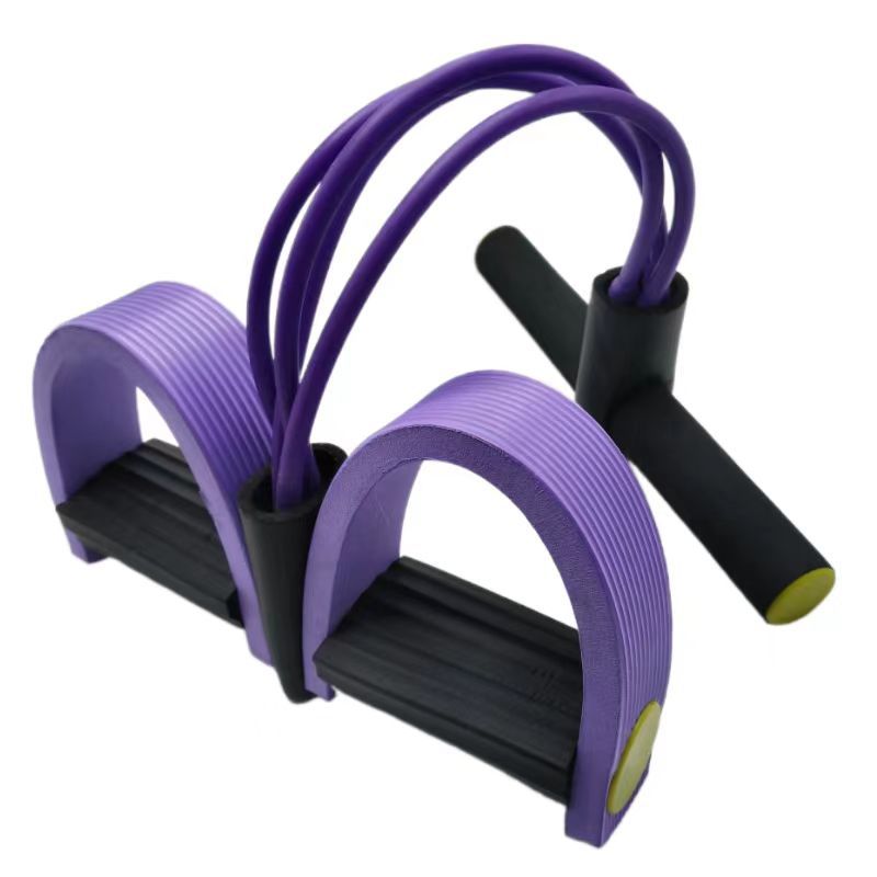 Factory direct pedal tension device home fitness tension rope thin waist thin belly sit-up auxiliary elastic rope
