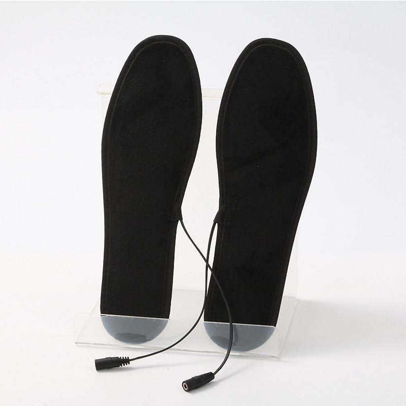 USB charging heating insole electric heating insole size cutting washable electric heating foot warmer insole for men and women