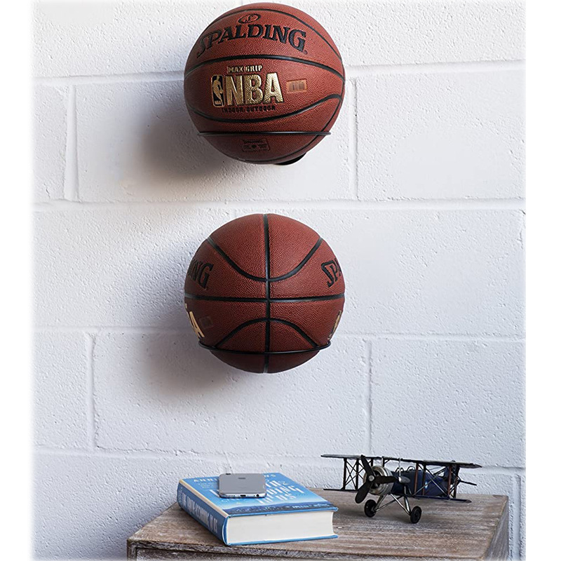 Hardware Wall Hanging Basketball Football Storage Rack Frame Placing Rack Household Ball Rack Wall Placing Ball Rack Storage Rack Spot