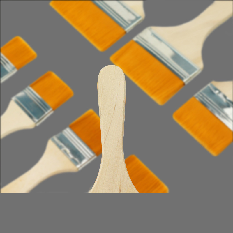 Nylon wool board brush painting brush oil painting paint wooden handle brush art brush barbecue brush nylon food brush