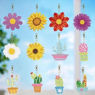 2023 Amazon major platforms explosions DIY Diamond painting butterfly flower love keychain welcome inquiry