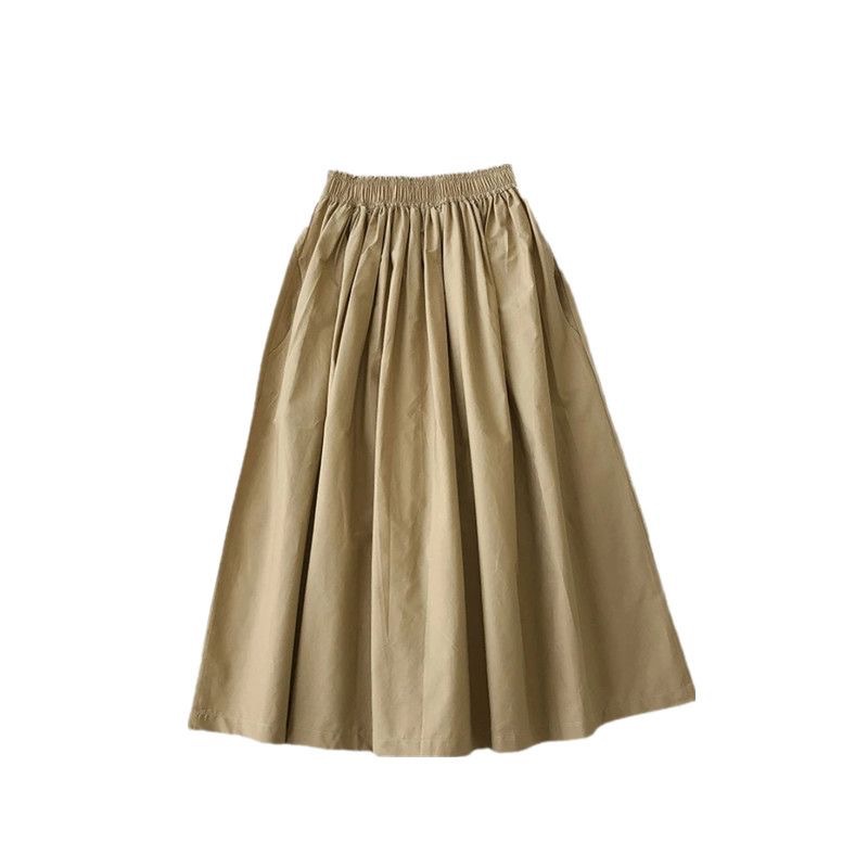 Elegant Slim Joker Skirt A- line Skirt Umbrella Skirt High Waist Skirt Women's Spring and Summer