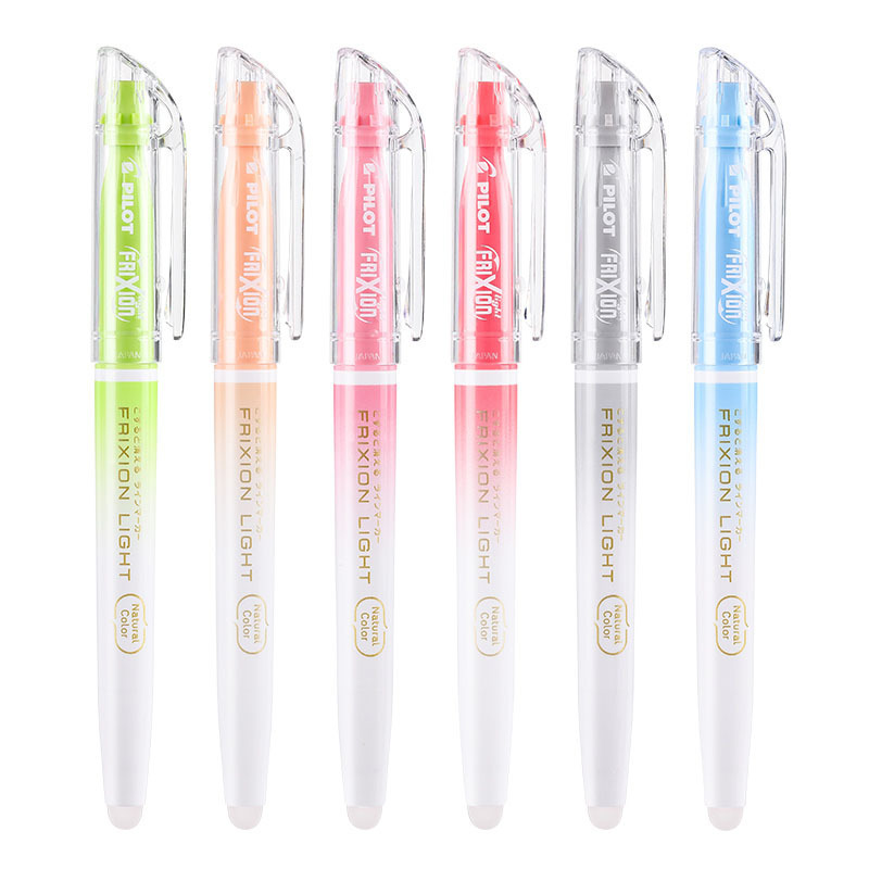 [New Color] Japanese PILOT Baile Natural Color Erasable Highlighter Grinding Friction Marker SFL-10SL