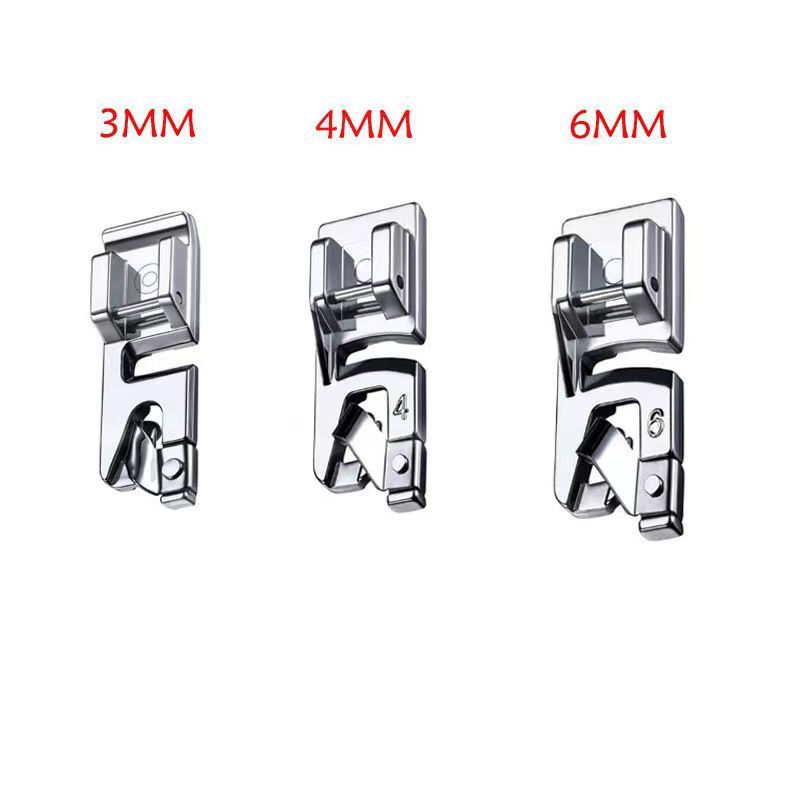 Household sewing machine presser foot 7307 Hemming presser foot set 4mm 6mm wide flat seam zigzag Hemming presser foot accessories