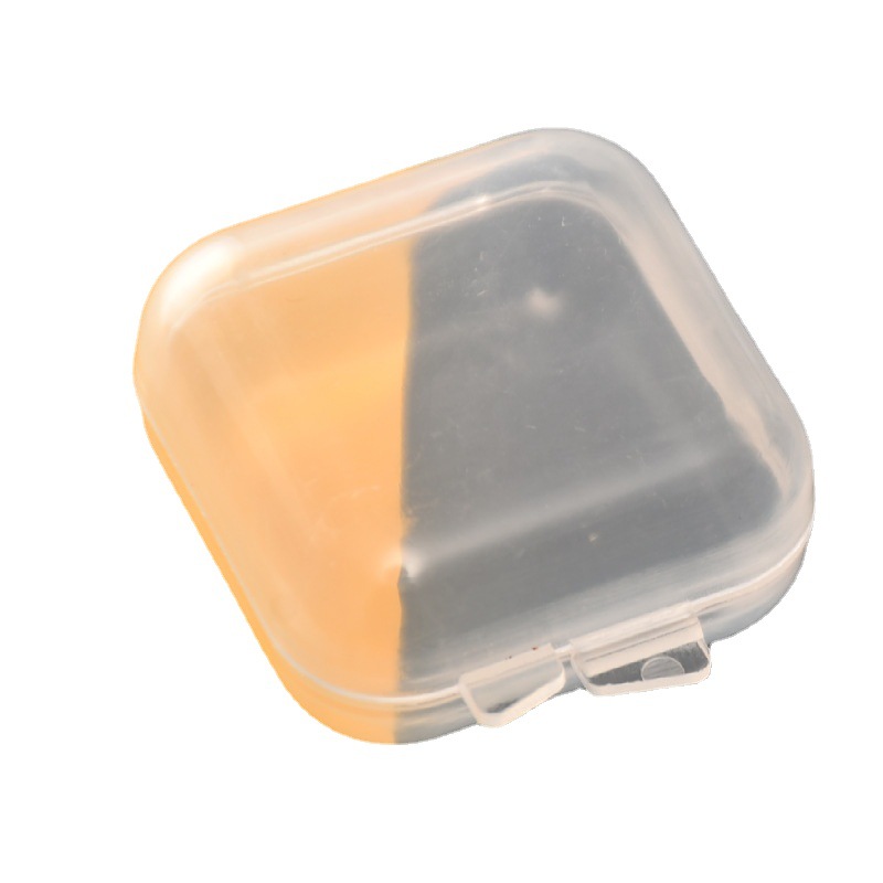 3.5 small square box anti-noise earplugs box cordless earplugs storage box one-piece small plastic box pp transparent plastic empty box