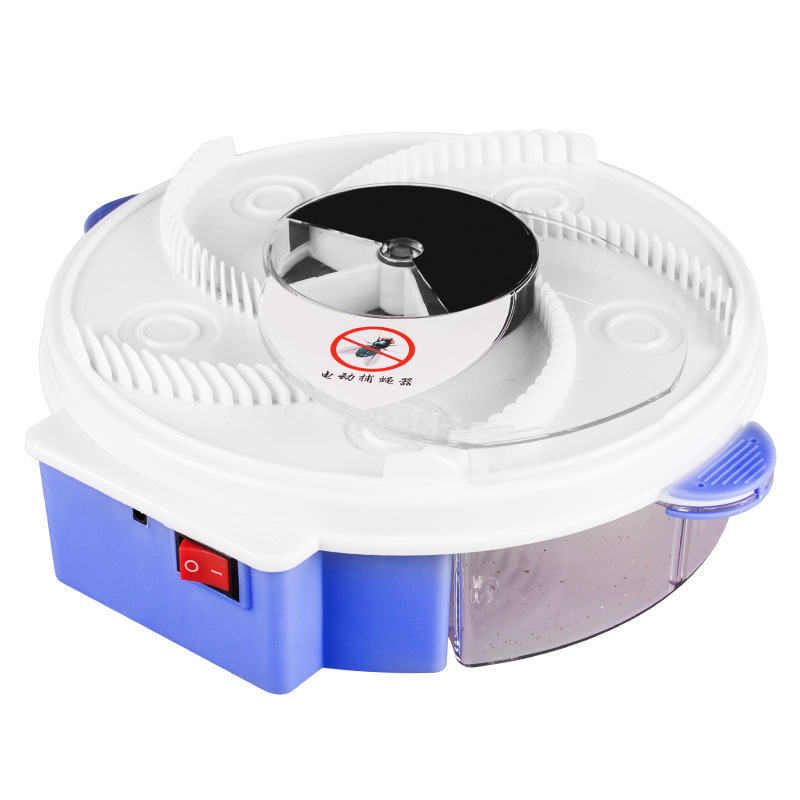 Cross-border Solar Electronic Fly Extinction Machine Restaurant Hotel Household Silent Fly Catcher Fully Automatic Sweep Cage