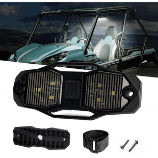 UTV LED light with switch, universal roll rod installation light off-road modified car work light interior dome light