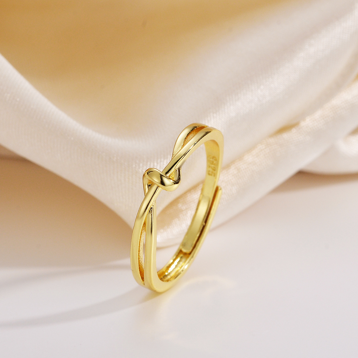 Brand small design ring, adjustable jewelry, accessory, trend of season, simple and elegant design, wholesale