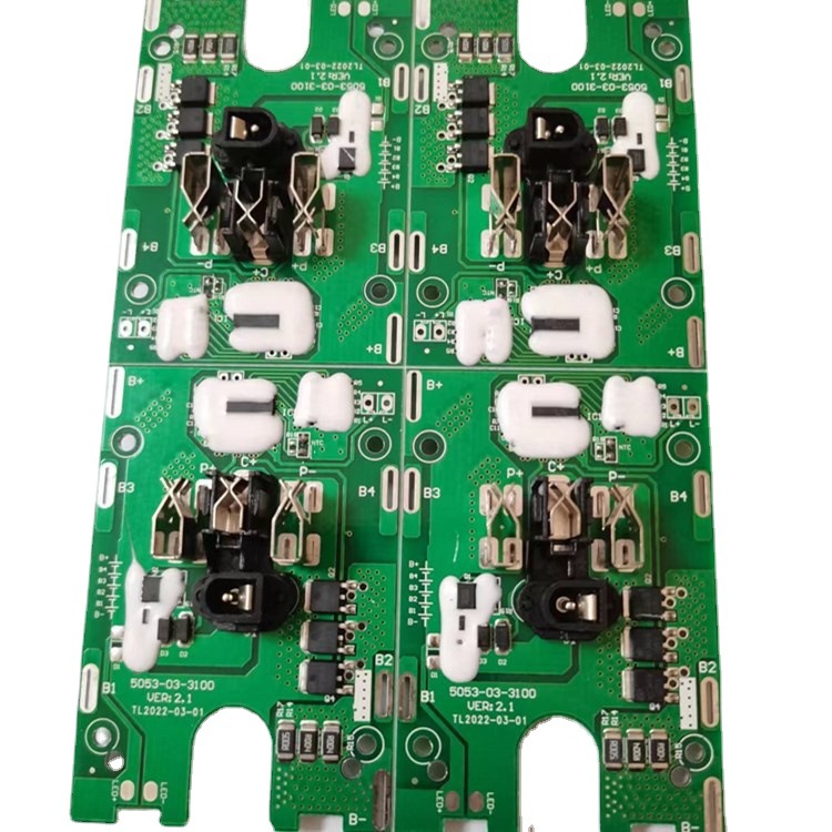 21V large art lithium battery protection board large art 3MOS white glue 100A large current large art battery protection board