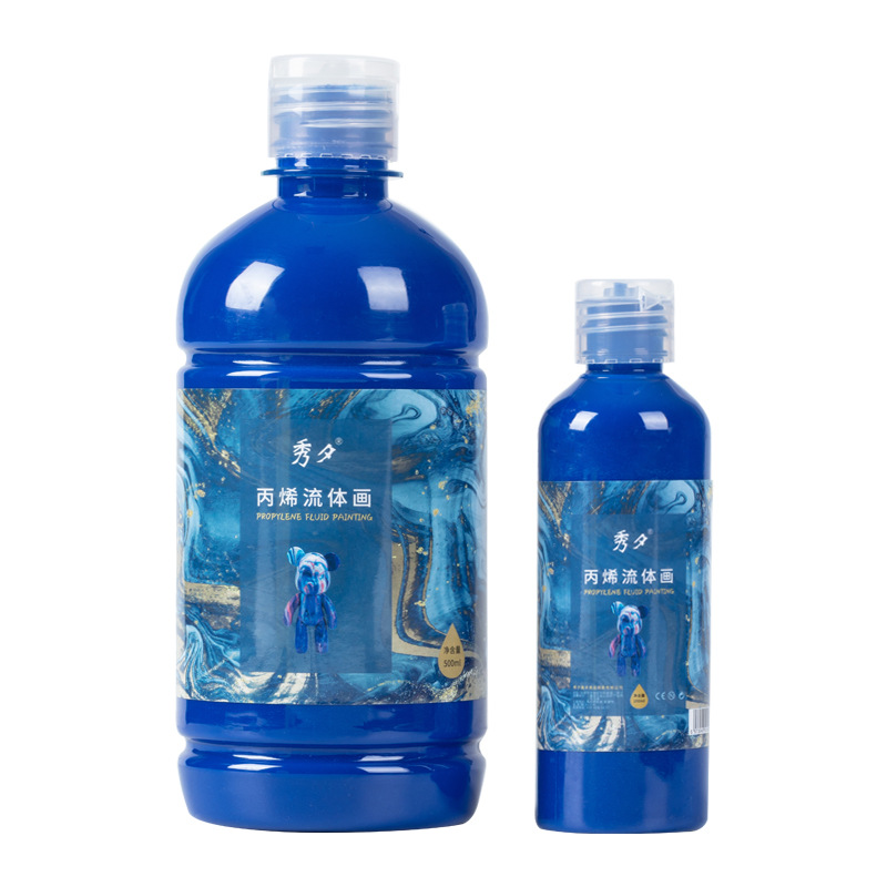 Highlight fluid bear acrylic pigment wholesale DIY creative fluid violent bear material graffiti hand painted fluid 100ml