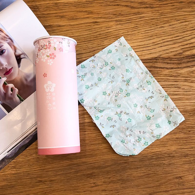 Fashion cartoon printing car tissue box for car seat creative napkin for car