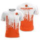 AliExpress summer new men's T-shirt 3D digital printing contrast casual fashion base shirt top short sleeve