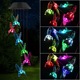 Solar wind bell lamp (transparent hummingbird)
