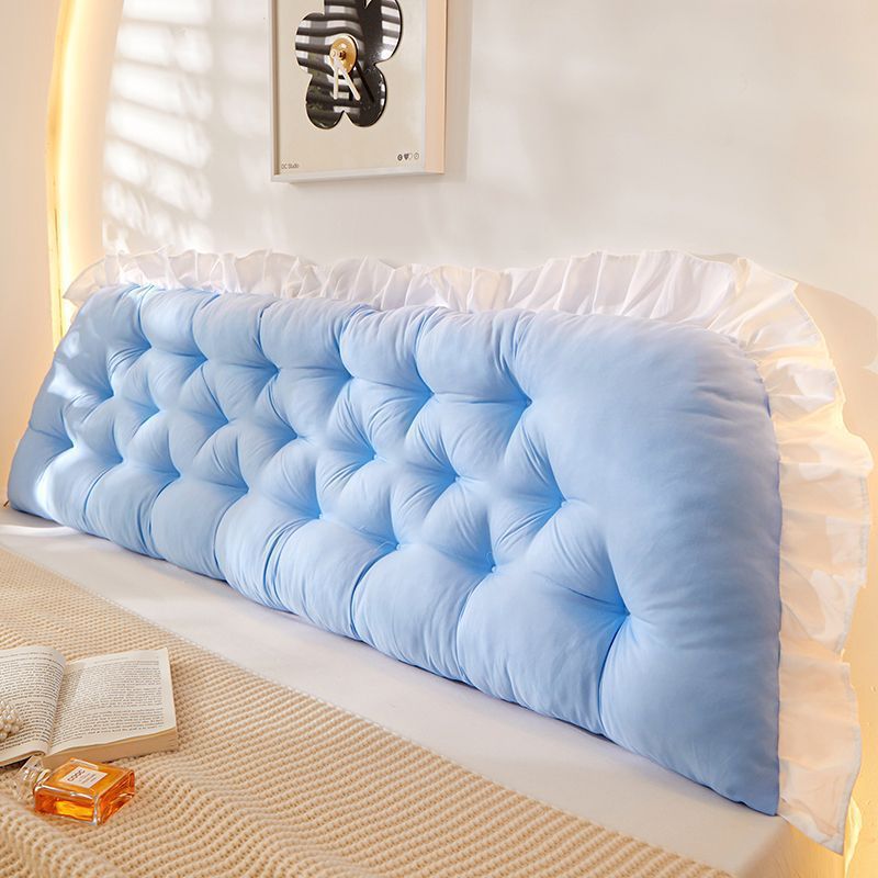 Bedside cushion soft cover bed pillow dormitory reading large back cushion pillow girl sleeping sofa waist support pillow