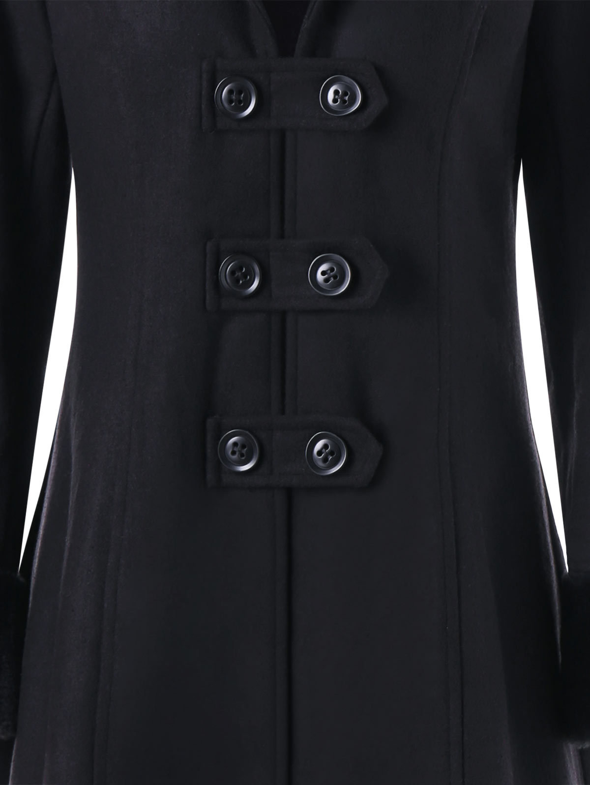 New Woolen Coat  Explosions Christmas Elegant Trenchcoat Women's Mid-Length Hooded Coat Women's cos_voghion.com