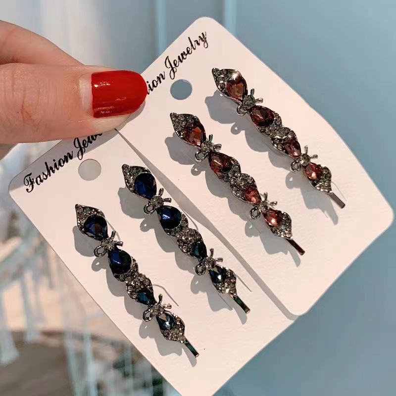 2023 Simple Hair Accessories Clip Elegant Horizontal Clip Back Head Top Clip Imitation Pearl Korean Hairpin Pony Tail Hairpin