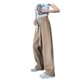 White Wide Leg Pants Women's 2023 New Spring Autumn Summer High Waist Dosing Loose Casual Straight Pants Banana Sports Pants