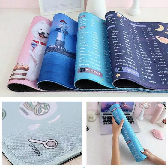 A generation of mouse pad factory direct advertising design oversized office keyboard pad lock edge distribution computer table pad