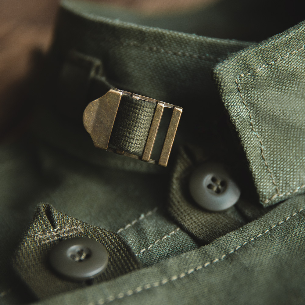 Madden Tooling vintage Swedish Motorcycle Jacket Ami Khaji Retro Hunting Army Green Jacket Men