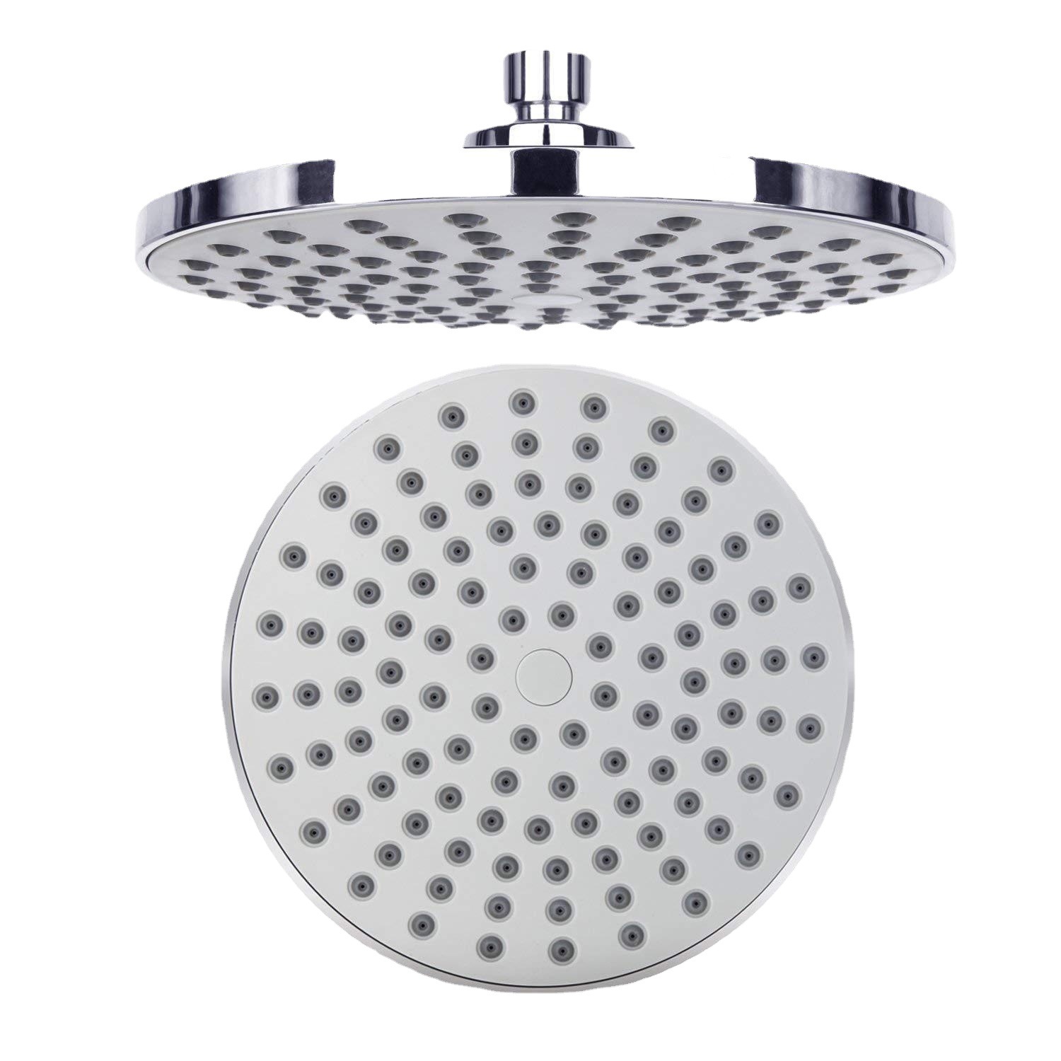 Cross-border bathroom shower accessories Xiamen eight-inch round electroplating shower head shower top nozzle source manufacturer