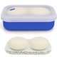 Semi-transparent cover, navy blue, single box